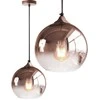 Lubinis šviestuvas Toolight Šviestuvas lubinis stiklo APP 313-1CP Rose Gold