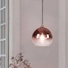 Lubinis šviestuvas Toolight Šviestuvas lubinis stiklo APP 313-1CP Rose Gold