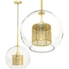 Lubinis šviestuvas Toolight Šviestuvas lubinis stiklo Gold Loft APP555-1CP 25cm