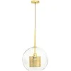 Lubinis šviestuvas Toolight Šviestuvas lubinis stiklo Gold Loft APP555-1CP 25cm