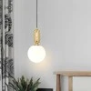 Pakabinamas šviestuvas Toolight Šviestuvas lubinis stiklo metalinis Gold APP474-1CP