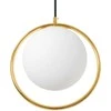 Lubinis šviestuvas Toolight Šviestuvas lubinis stiklo rutulys Baltas/Gold APP430-1CP