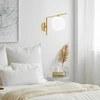 Sieninis šviestuvas Toolight Šviestuvas sieninis stiklo rutulys Gold APP674-1W