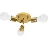 Toolight Trivietis lubinis šviestuvas Plafond Metalinis Gold APP704-3C