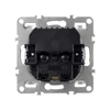 Toolight Viengubas Lizdas Su Įžeminimu + 2x Usb-a Oste Jnh003-g rusvai gelsvas