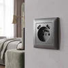 Toolight Viengubas Lizdas Su Įžeminimu + 2x Usb-a Oste Jnh003-g Pilkas