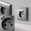 Toolight Viengubas Lizdas Su Įžeminimu + 2x Usb-a Oste Jnh003-g Pilkas