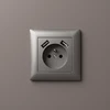 Toolight Viengubas Lizdas Su Įžeminimu + 2x Usb-a Oste Jnh003-g Pilkas