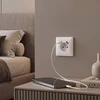 Toolight Viengubas Lizdas Su Įžeminimu + Usb-a Usb-c Oste Jnh004-g Baltas