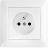 Toolight Viengubas Lizdas Su Įžeminimu Ir Rėmeliu Oste Jnh001-g Baltas