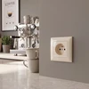 Toolight Viengubas Lizdas Su Įžeminimu Ir Rėmeliu Oste Jnh001-g rusvai gelsvas