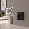 Toolight Viengubas Lizdas Su Įžeminimu Oste Jnh001-g Juodas