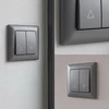 Toolight Žaliuzių Jungiklis Oste Jnh009-w Pilkas
