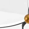 Pakabinamas šviestuvas Toolight Žiedas 3 LED lempa + nuotolinio valdymo pultas APP752-30-40-50 Juoda