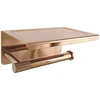 Tualetinio popieriaus laikiklis su lentynėle 6613 Modern Copper
