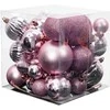 Tutumi Egliniai papuošalai-kamuoliukai 311433 ROSE Raudonas