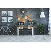 Tutumi Sieninis laikrodis Loft Round 35 cm Metal/Wood MC70902