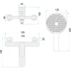 Vonios maišytuvas REA DROP Copper