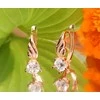 Auksiniai auskarai moterims Diamond Sky "Juno Gold XIV"