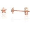 Auksiniai auskarai moterims Diamond Sky "Golden Star II"