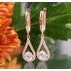 Auksiniai auskarai moterims Diamond Sky "Vienna"