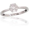 Auksinis žiedas su deimantais Diamond Sky "Diamond Flower II"