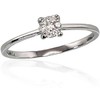Auksinis žiedas su deimantais Diamond Sky "Solitaire VI"