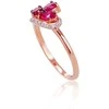 Auksinis žiedas su deimantais moterims Diamond Sky „Imperial Crown II“