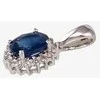 Diamond Sky Jewelry Золотой кулон с бриллиантами "Ферро IV" из белого золота 585 пробы