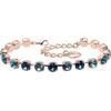 Diamond Sky Jewelry Apyrankė moterims DiamondSky „Classic III (Bermuda Mėlyna / Aquamarine)“ su Swarovski kristalais