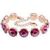 Diamond Sky Jewelry Apyrankė moterims DiamondSky „Vortex (Fuchsia)“ su Swarovski kristalais