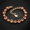 Diamond Sky Jewelry Apyrankė moterims DiamondSky „Classic IV (Rose Peach)“ su Swarovski kristalais