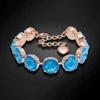 Diamond Sky Jewelry Apyrankė moterims DiamondSky „Vortex (Electric Mėlyna Ignite)“ su Swarovski kristalais