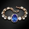 Diamond Sky Jewelry Apyrankė moterims DiamondSky „Sofia II (Sapphire)“ su Swarovski kristalais