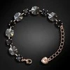 Diamond Sky Jewelry Apyrankė moterims DiamondSky „Vortex II (Jet Hematite)“ su Preciosa kristalais