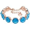 Diamond Sky Jewelry Apyrankė moterims DiamondSky „Vortex (Electric Mėlyna Ignite)“ su Swarovski kristalais