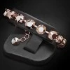 Diamond Sky Jewelry Apyrankė moterims DiamondSky „Classic II (Rose Gold)“ su Swarovski karoliukais