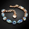 Diamond Sky Jewelry Apyrankė moterims DiamondSky „Chic II (Light Sapphire Shimmer)“ su Swarovski kristalais