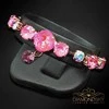 Diamond Sky Jewelry Apyrankė moterims DiamondSky „Glare II (Lotus Rožinė DeLite)“ su Swarovski kristalais