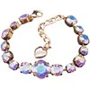 Diamond Sky Jewelry Apyrankė moterims DiamondSky „Glare II (Aurore Boreale)“ su Swarovski kristalais
