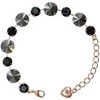 Diamond Sky Jewelry Apyrankė moterims DiamondSky „Vortex II (Jet Hematite)“ su Preciosa kristalais