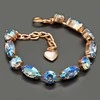 Diamond Sky Jewelry Apyrankė moterims DiamondSky „Chic II (Light Sapphire Shimmer)“ su Swarovski kristalais
