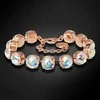 Diamond Sky Jewelry Apyrankė moterims DiamondSky „Eden (Aurora Borealis)“ su Swarovski karoliukais