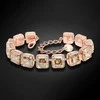 Diamond Sky Jewelry Apyrankė moterims DiamondSky „Imperial (Golden Shadow)“ su Swarovski kristalais