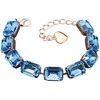 Diamond Sky Jewelry Apyrankė moterims DiamondSky „Radiance (Aquamarine Mėlyna)“ su Swarovski kristalais