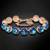 Diamond Sky Jewelry Apyrankė moterims DiamondSky „Eden (Bermuda Mėlyna)“ su Swarovski karoliukais