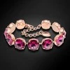 Diamond Sky Jewelry Apyrankė moterims DiamondSky „Vortex (Fuchsia)“ su Swarovski kristalais