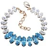 Diamond Sky Jewelry Apyrankė moterims DiamondSky „Ornella (Aquamarine Mėlyna)“ su Swarovski kristalais
