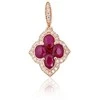 Diamond Sky Jewelry Auksinis pakabukas su deimantais Diamond Sky "Diamond Flower IX"