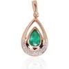 Diamond Sky Jewelry Auksinis pakabukas su deimantais Diamond Sky "Royal V"